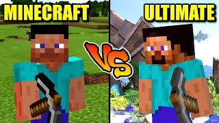 Origin of Steve Moves & Animations (Minecraft VS Super Smash Bros. Ultimate)