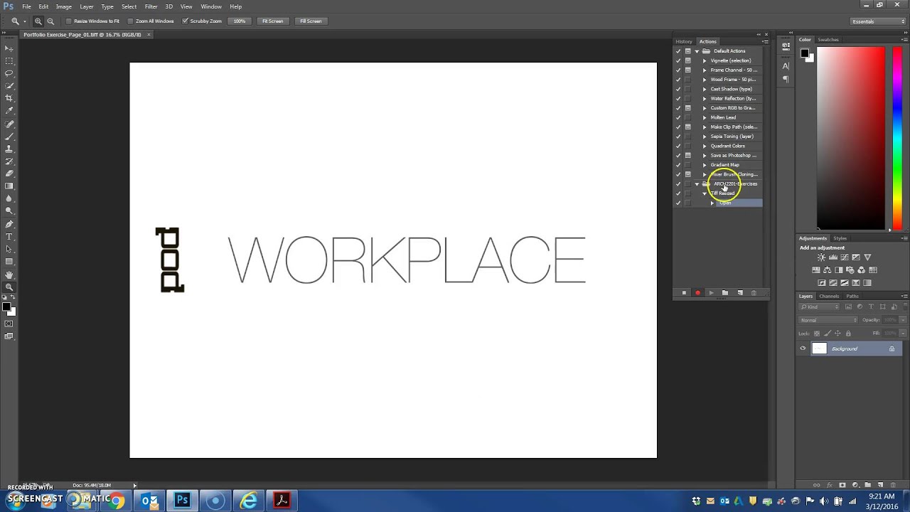 ARCH2201 - PDF & Batch Process