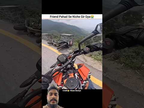 Rider Pahad se Niche Gir gya 🥺 #explorepage #kawasaki10r #motovlog #automobile #explorefeed