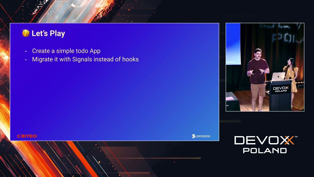 Signals vs React Hooks: Battle for Clean Code • Henry Lagarde, Estelle Thou • Devoxx Poland 2024