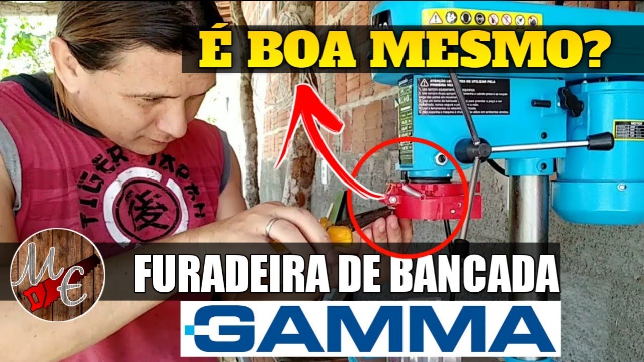 Furadeira de Bancada Gamma. Vale Apena( primeiras impressões).