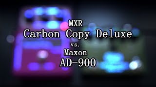 Video thumbnail for MXR Carbon Copy Deluxe vs. Maxon AD-900 Analog Delay - Analog Delay Comparison by DelayDude