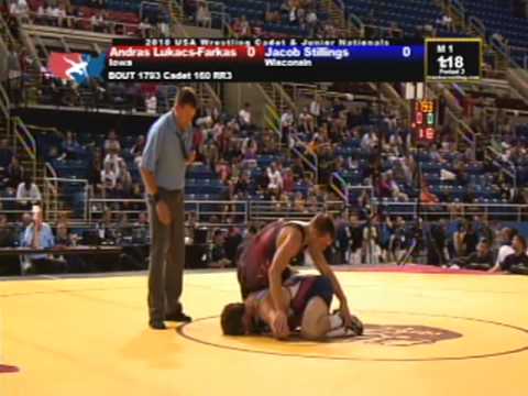 Cadet Freestyle 160 pounds - Andras Lukacs-Farkas vs. Jacob Stillings