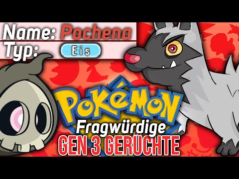 Fragwürdige Gerüchte zur 3. Pokémon Generation