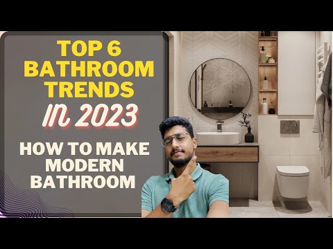 Make your Bathroom modern with 6 easy tips. Top 6 Bathroom Trends. TIPS || TRENDS. #interiordesign
