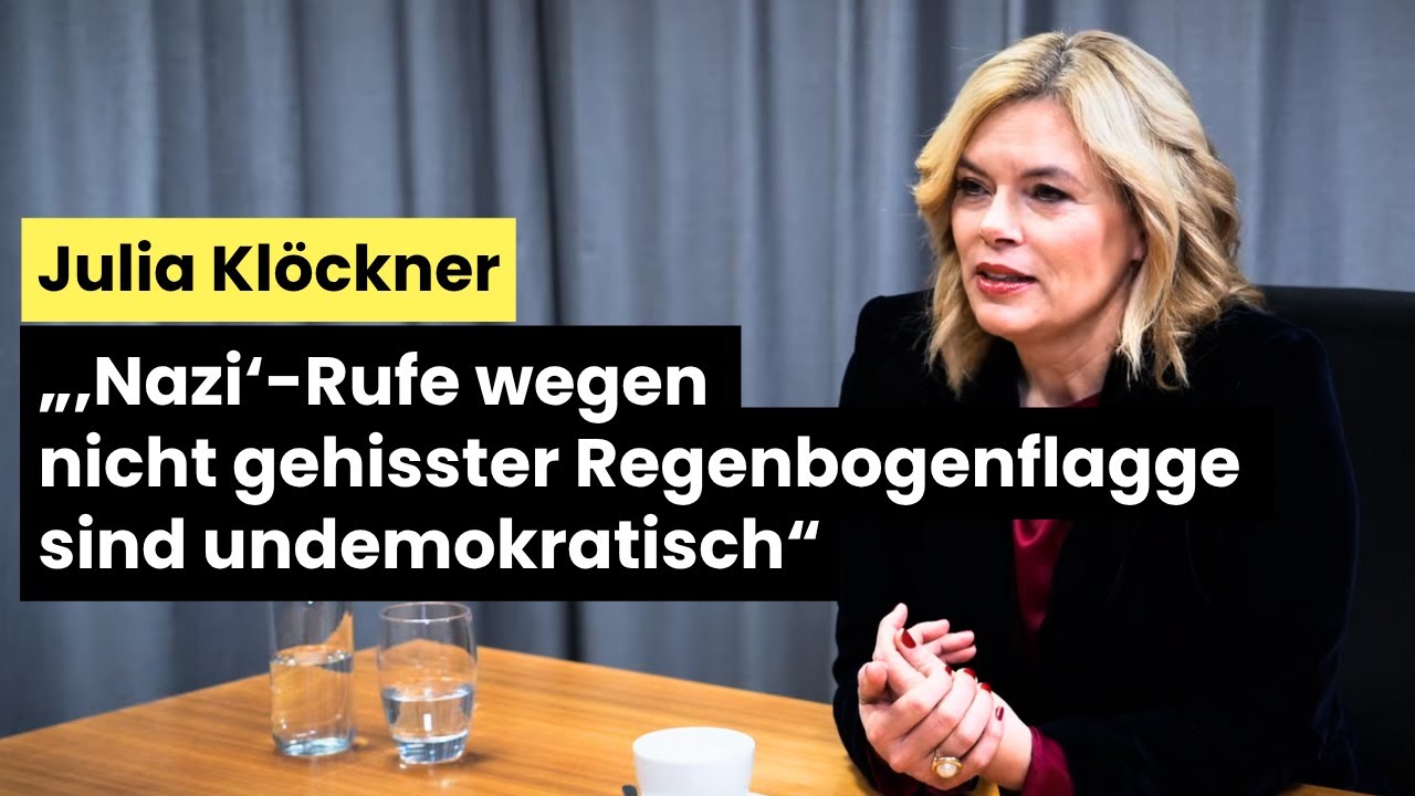 Julia Klöckner – „Wer wegen des Flaggenerlasses Nazis ruft, handelt undemokratisch!"