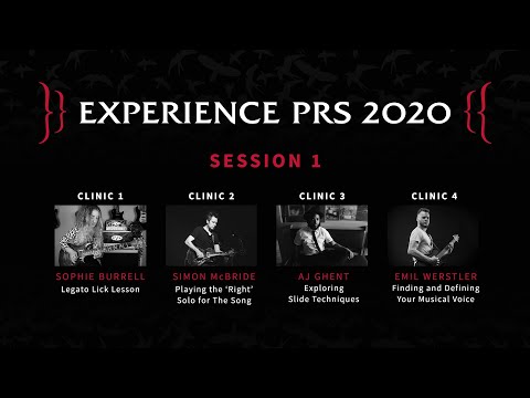 Experience PRS 2020: Session One