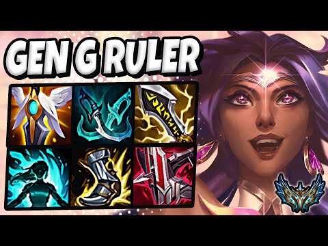 Nilah vs Ezreal ADC [ Gen G Ruler ] Korea Challenger Patch 12.16 ✅
