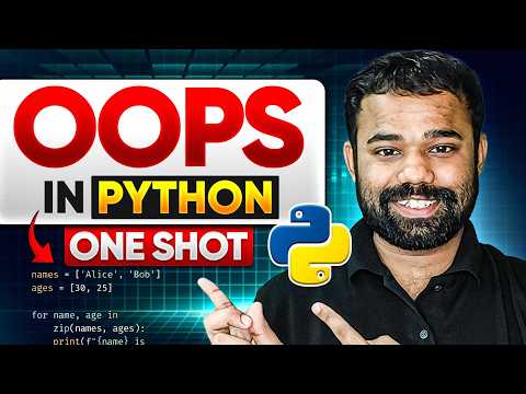 OOPS in One Shot | Complete OOPS in Python | PW Skills