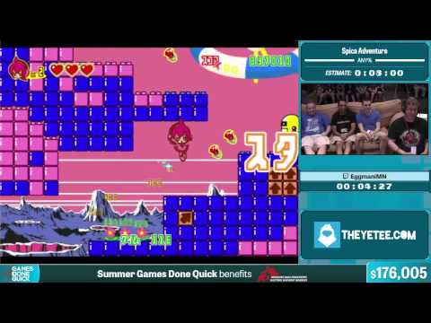 Spica Adventure by EggmaniMN in 6:21 - Summer Games Done Quick 2015 - Part 35