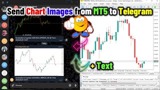 How to Send Chart Image/Screenshot & Text from MT5 to Telegram [PART 484]Only VIDEO You