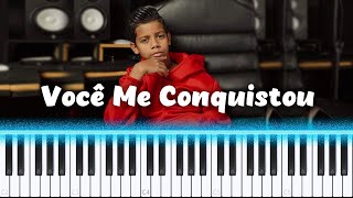 Como Tocar Você Me Conquistou - MC Bruninho (Piano Tutorial)