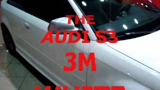 CAR WRAPPING GREECE-WHITE MATTE CARS-  AUDI S3