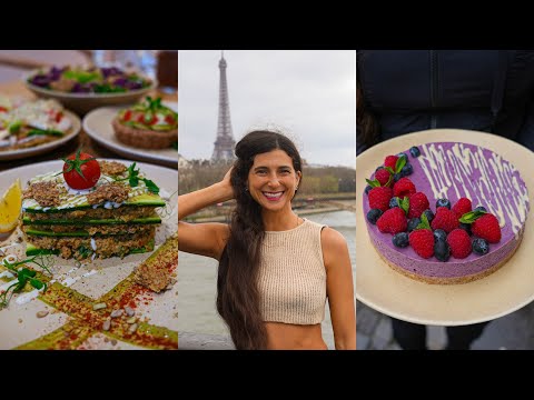 Surprise Birthday Trip to Paris! ???? Best Raw Vegan Travel Tips & Food Vlog + Live Jazz Music ????