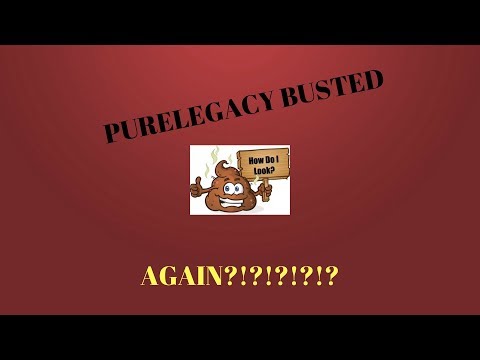 PureLegacy caught cheating..... AGAIN?