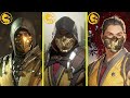 Mortal Kombat X Vs Mortal Kombat 11 Vs Mortal Kombat 1 All Returning Characters Comparison