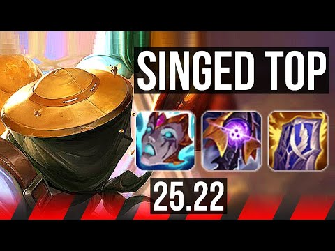 SINGED vs MALPHITE (TOP) | 10/5/17, Rank 13 Singed | KR Master | 25.22