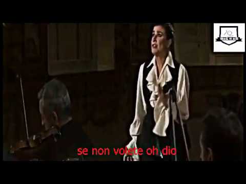 Parto ti lascio legendado - mezzo soprano  Cecilia Bartoli