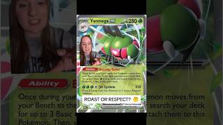 ROAST OR RESPECT? 🤔 #Pokemon #pokemontcg #pokemontradingcardgame #ptcglive #yanmega
