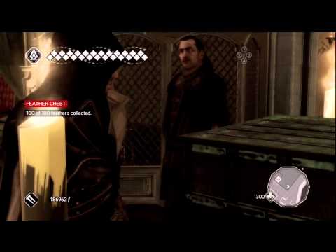 Assassins Creed 2 :: 100 Feathers Collected, Auditore Cape and Reward For 50 Feathers :: HD ::