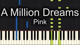 Pink A Million Dreams Piano Cover