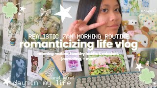 romanticizing life 🍀// morning routine, healthy habits & mindset, journaling, + more