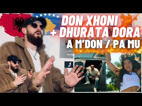 TeddyGrey Reacts to 🇦🇱🇽🇰 “DON XHONI - A M’DON” + “Dhurata Dora - PA MU” | REACTION