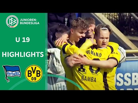 Viererpack-Rijkhoff! | Hertha BSC - Borussia Dortmund 0:4 | Halbfinale - U 19 Bundesliga