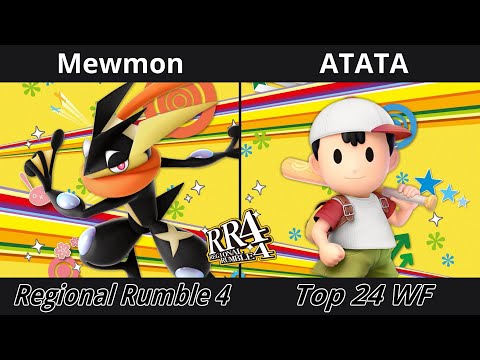 Regional Rumble 4 - Top 24 WF - Mewmon (Greninja) vs ATATA (Ness)