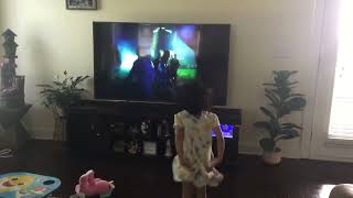 My sister dancing to Europapa
