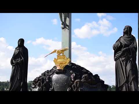 Prague - Statues on the bridge in Prague