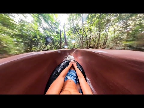 FULL POV: World's LONGEST Natural Waterslide (Costa Rica)