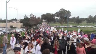 Women&#39;s March at California State University Monterey Bay 2017