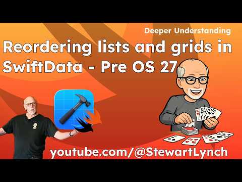 Reorder Lists & Grids in SwiftUI and Save with SwiftData thumbnail