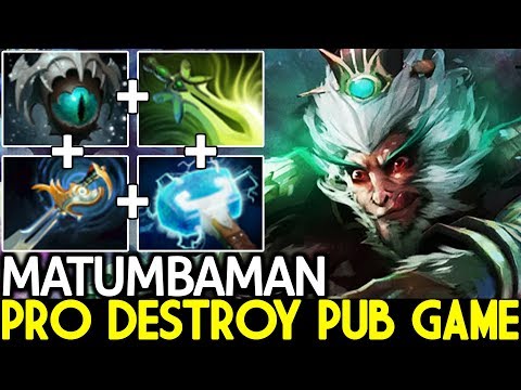 Matumbaman [Monkey King] How Pro Destroy TA Mid Lane WTF Plays 7.22 Dota 2