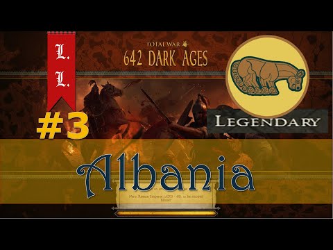 Albania campaign #3 - Legendary - 642 Dark Ages mod - Attila TW