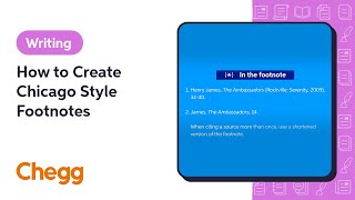 How to Create Chicago Style Footnotes | Chegg