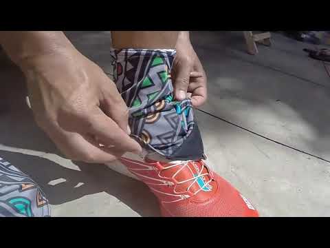 How to put on your trail gaiters