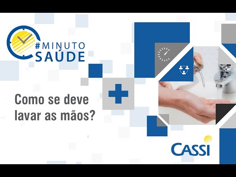 Saiba como lavar as mãos