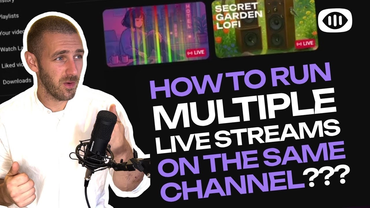 How to run multiple live streams on YouTube