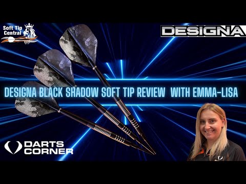 Emma-Lisa Reviews The Designa Black Shadow Soft Tip Darts from @DartsCorner1