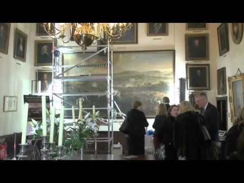 VIDEO: Restoration begins on Jan Wyck's 'The Battle of the Boyne' painting new