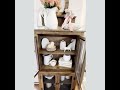 55 Inch Mesh Wire Wood Cabinet