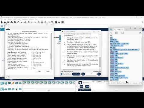 4.5.1 Packet Tracer - Inter-VLAN Routing Challenge