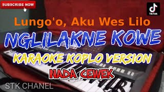 Download lagu NGLILAKNE KOWE (NADA CEWEK) KARAOKE DANGDUT KOPLO STK CHANEL mp3 Download lagu NGLILAKNE KOWE (NADA CEWEK) KARAOKE DANGDUT KOPLO STK CHANEL mp3