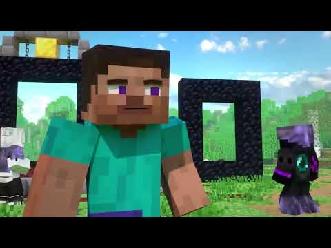 Squared Media! Player VS Piglin BEHIND THE SCENES - Alex and Steve Life (Minecraft Animation)
