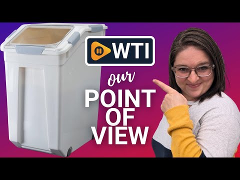 HANAMYA 33 Liter / 50 lbs Rice Storage Container with Measuring Cup - WTI product video review