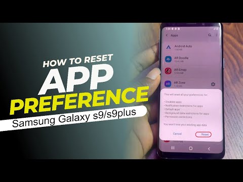 How to Reset App Preferences in SAMSUNGGalaxy S9 - Restore App Settings