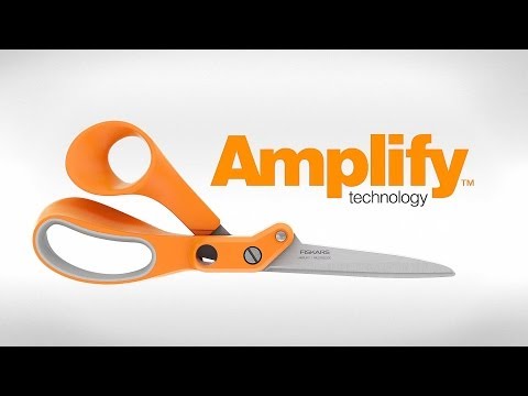 Fiskars Amplify Žirklės 21cm video