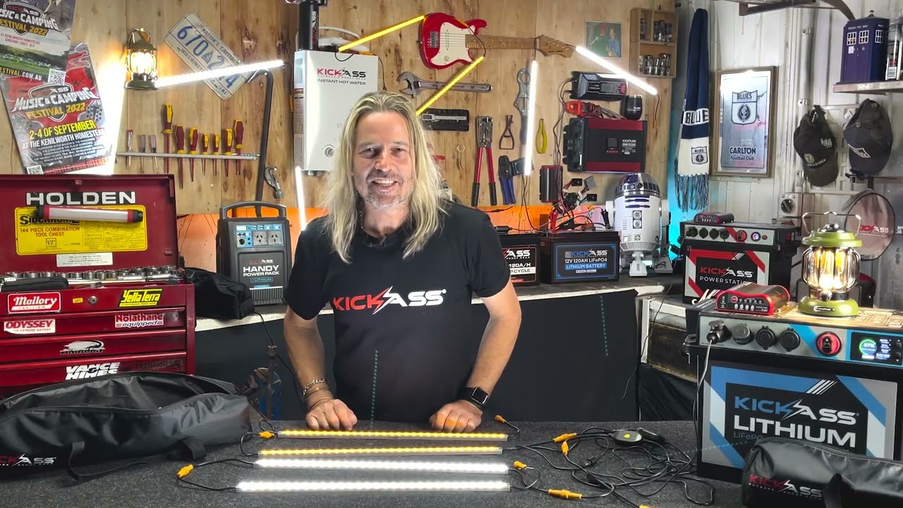 Watch detailed video of KickAss White/Amber 12V LED Light Kit